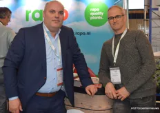 Did they squat Rapo's booth? Bas Broos works with Rabobank and he catches up with grower Rinie Goossens of Gosun Fruit.